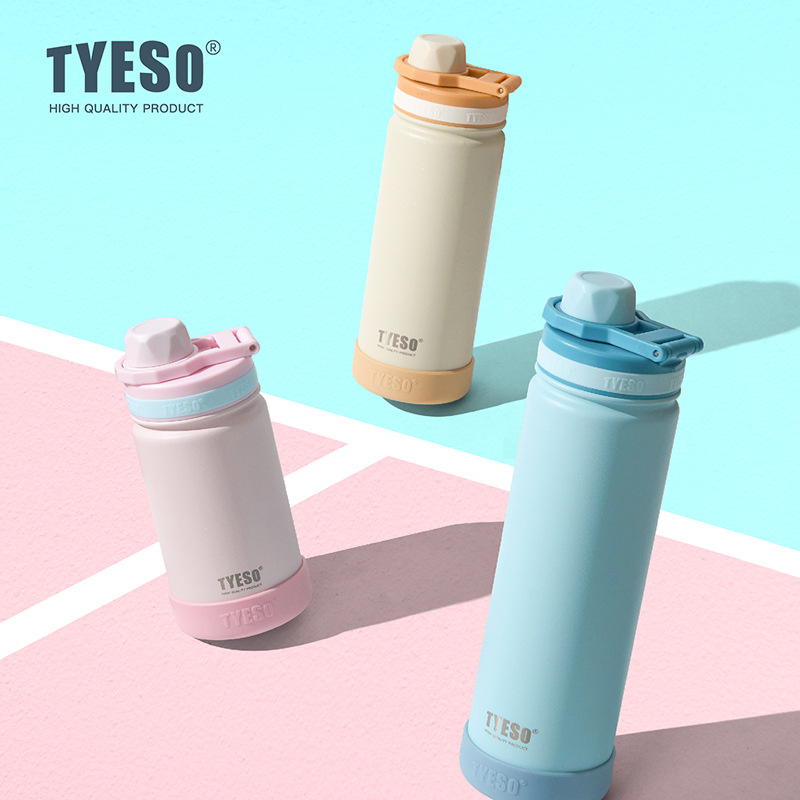 Sports Equipment 5 Years Old - TYESO RVS Vacuümfles 420/600/750ml Sport Thermosfles