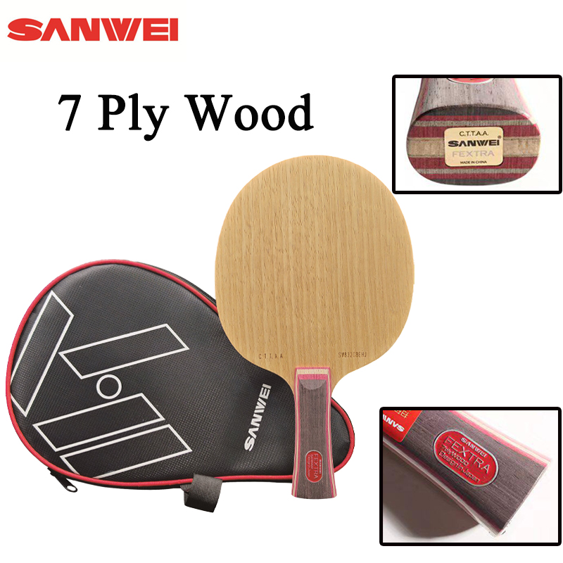 Tennis Racket - Nieuw SANWEI FEXTRA 7 Tafeltennisbat 7-laags