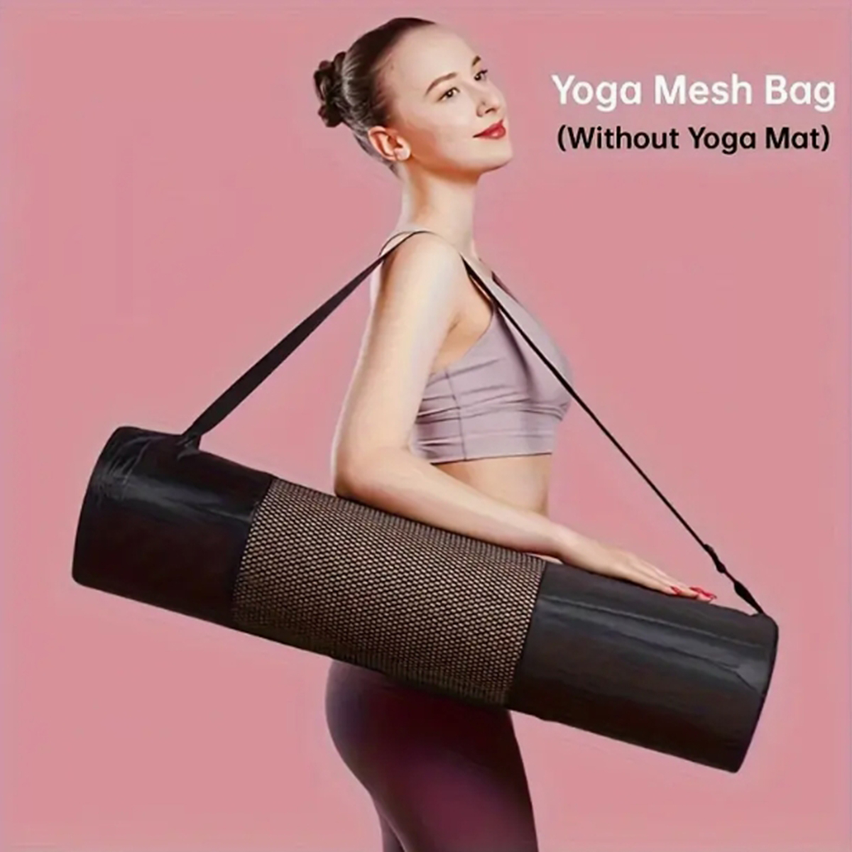Yoga Mat - 1 ademende mesh tas voor opbergen