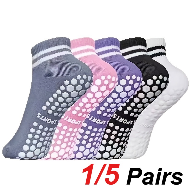 Yoga Mat - 1/5 paar siliconen antislip pilates yogasokken