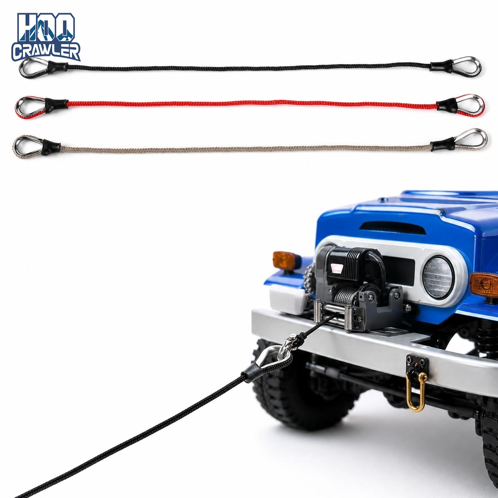 Jump Rope - 2PCS RC sleepband, gesimuleerde schaal, zware-duty