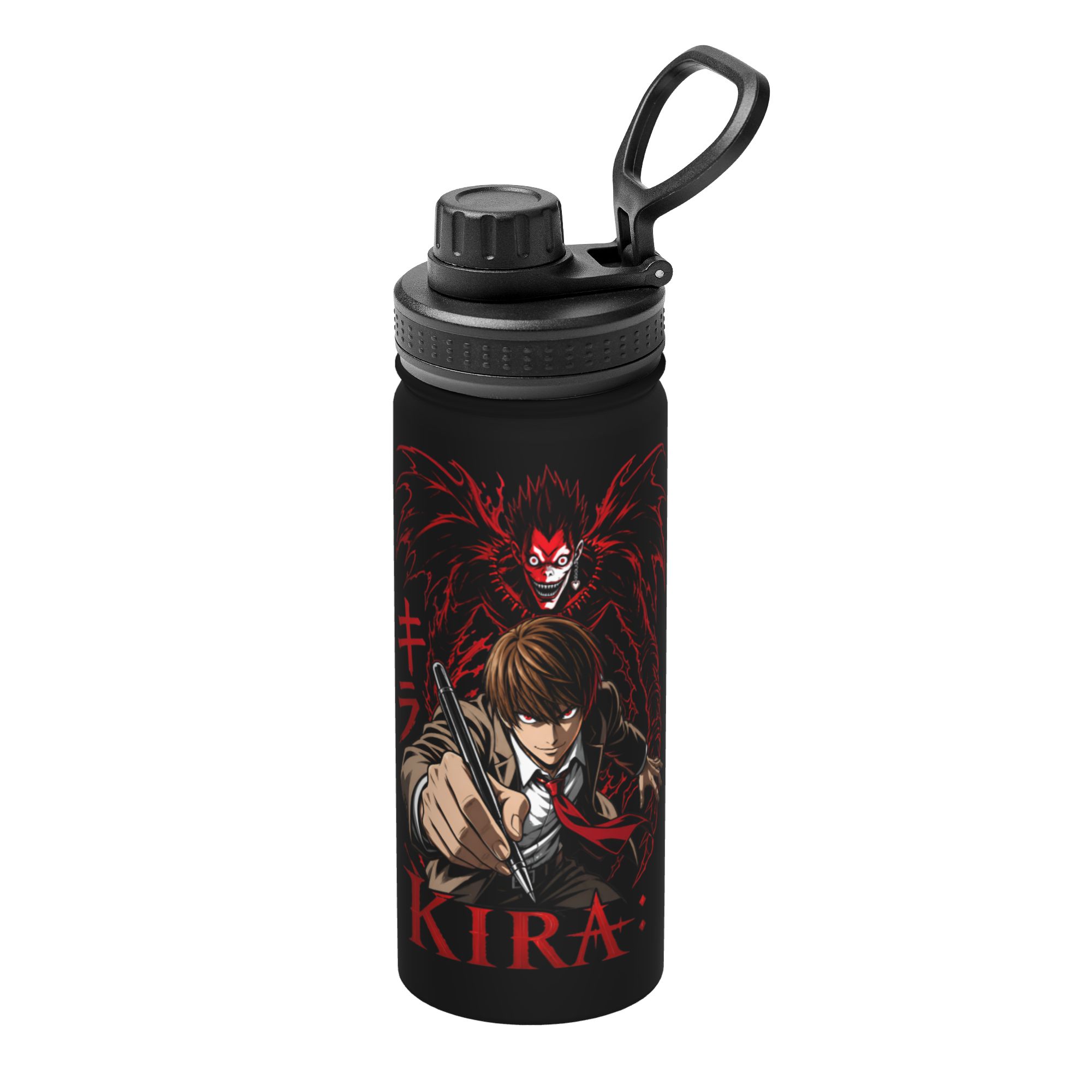 Sports Water Bottle Insulated - Death Note Anime God of the