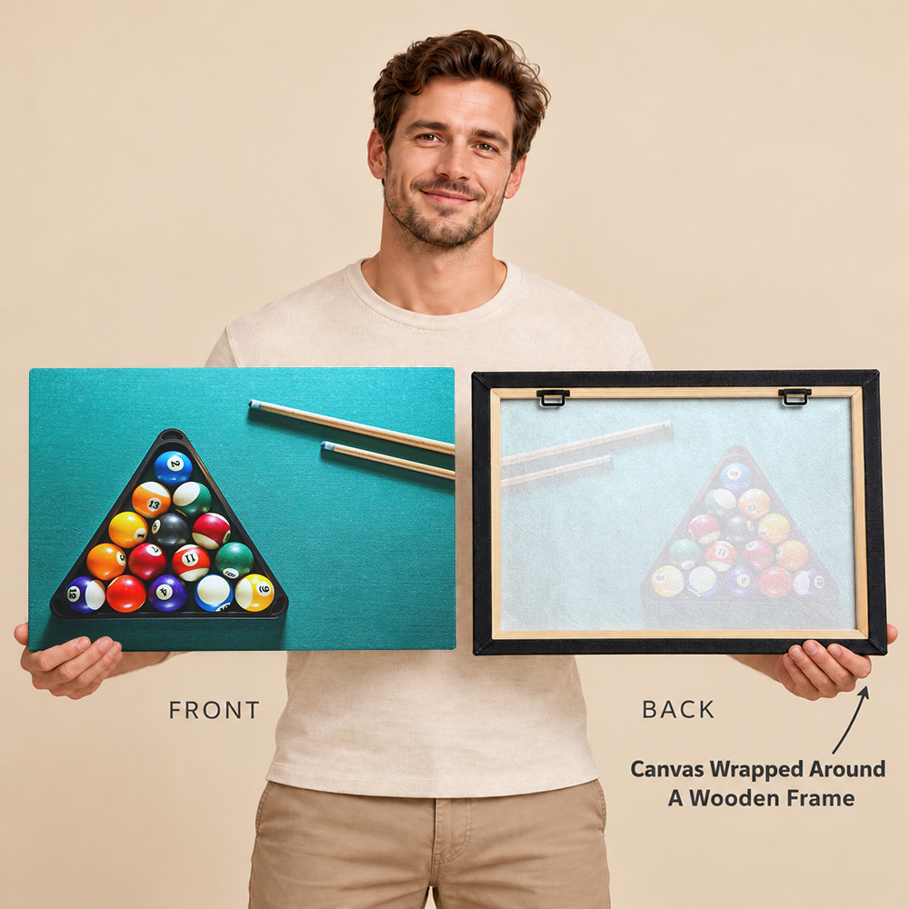 Biljartballen, keuen, houten l - Sports Equipment Poster recensie en prijs