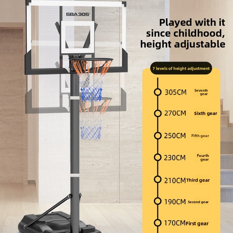 Verstelbare basketbalring, sta - Basketball Hoop recensie en prijs