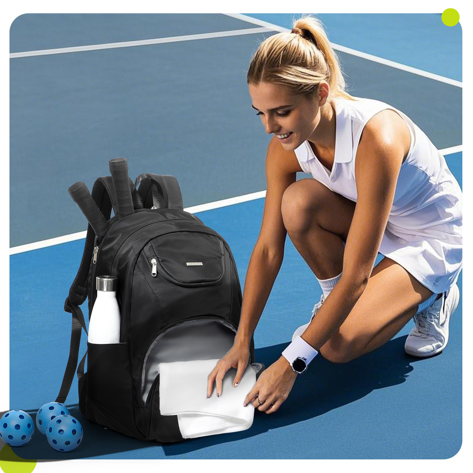 Tennistas Tennisrugzak 2 racke - Tennis Racket recensie en prijs