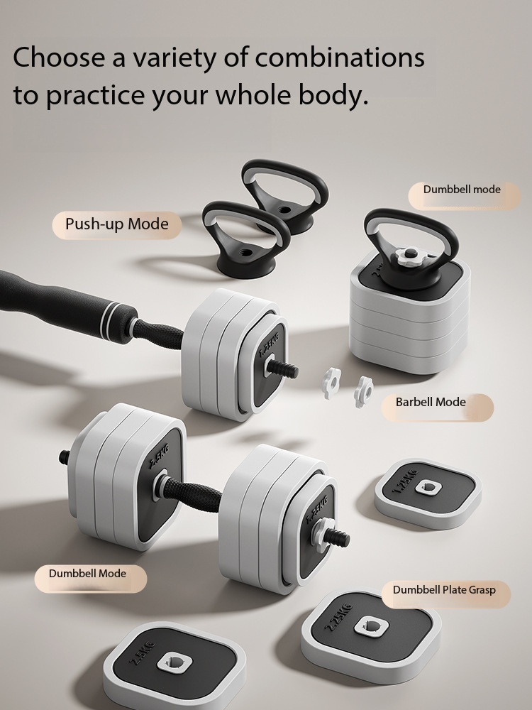 Verstelbare 4-in-1 fitnessappa - Dumbbell Set recensie en prijs