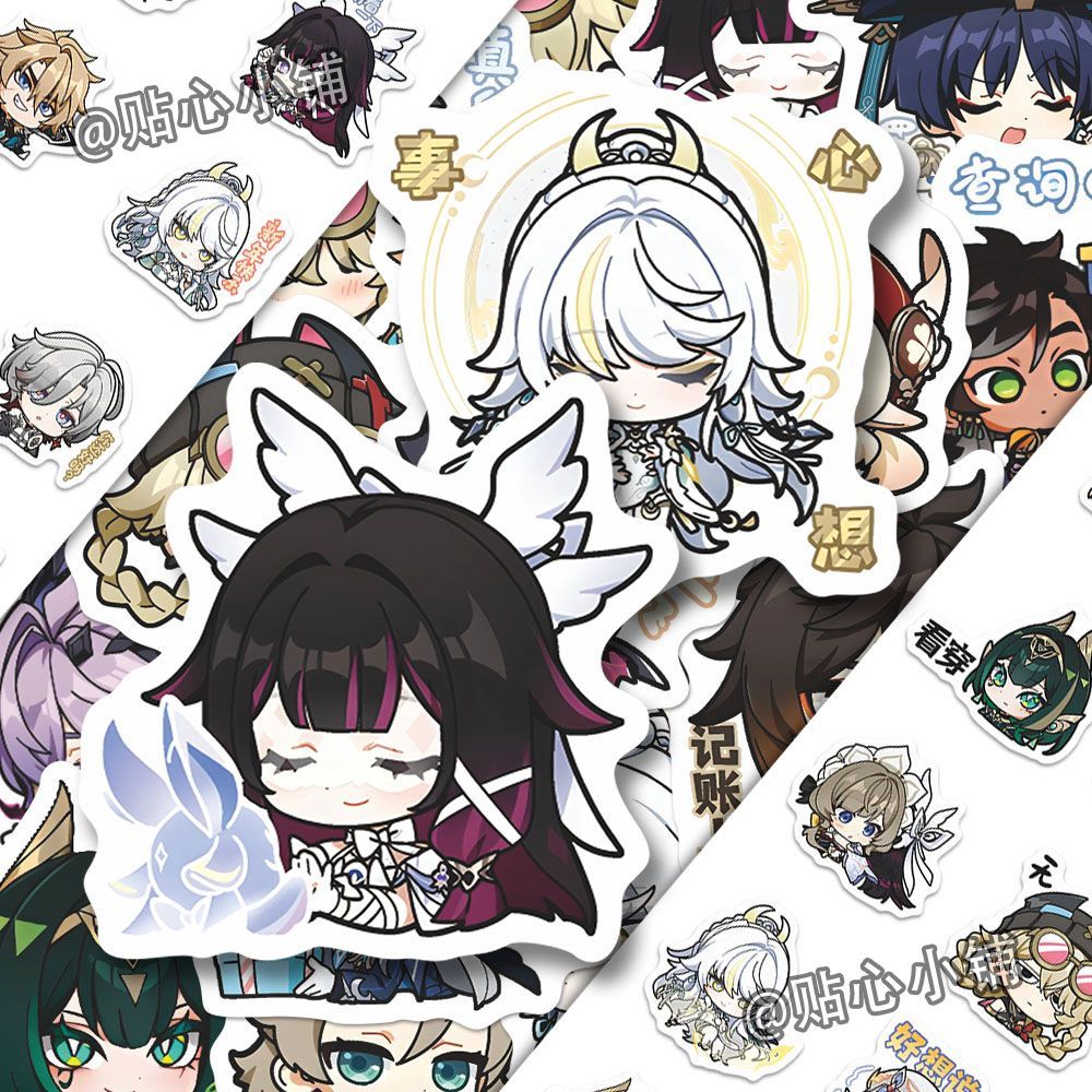 64PCS Genshin Impact Moon Maid - Skateboard recensie en prijs