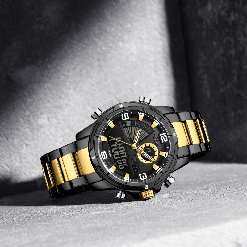 NAVIFORCE Herenhorloge met dub - Resistance Band recensie en prijs